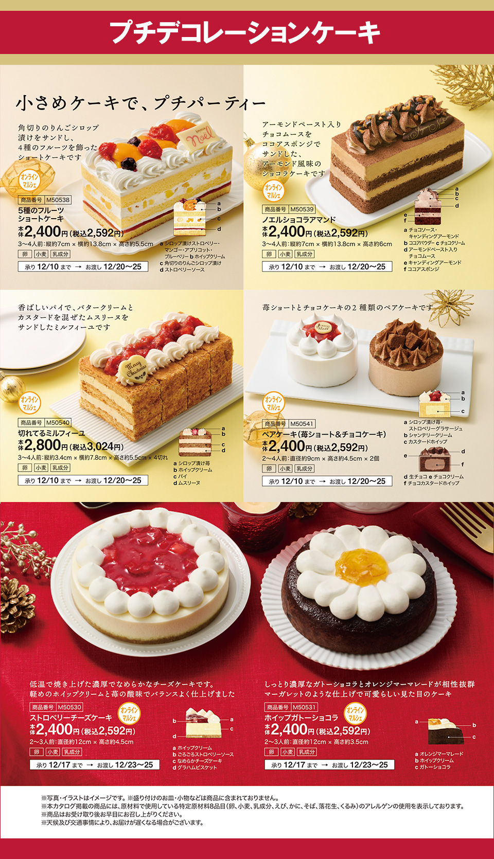 プチデコレーションケーキ１